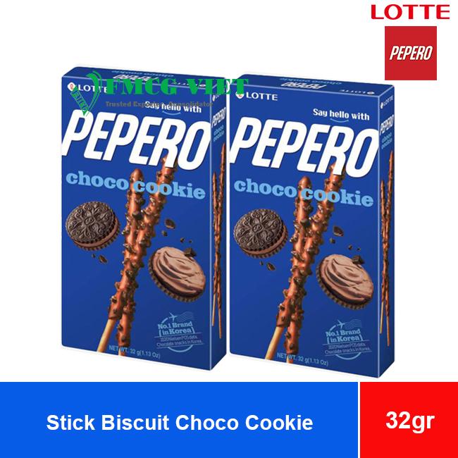 Pepero Stick Biscuit Choco Cookie 32g x 40 Boxes