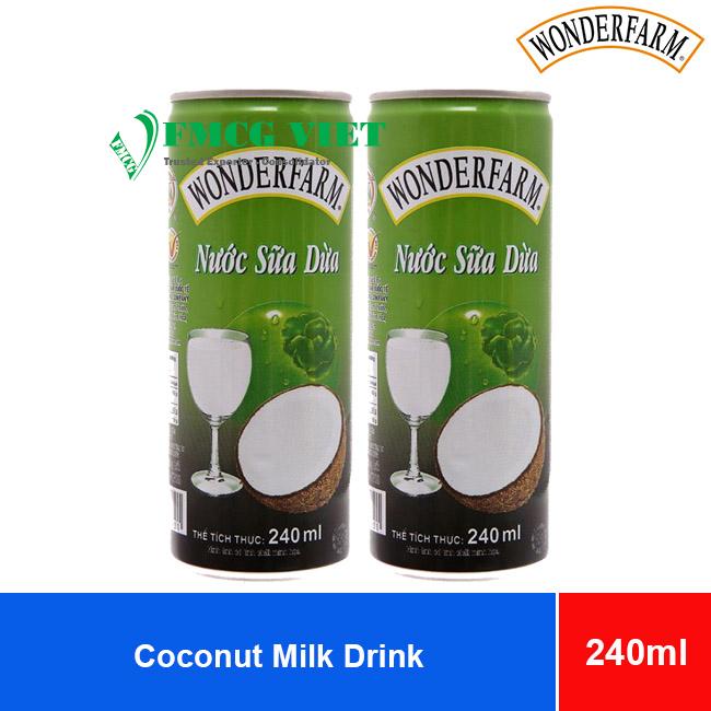 Wonderfarm Coconut Milk Drink 240ml x 30 Cans