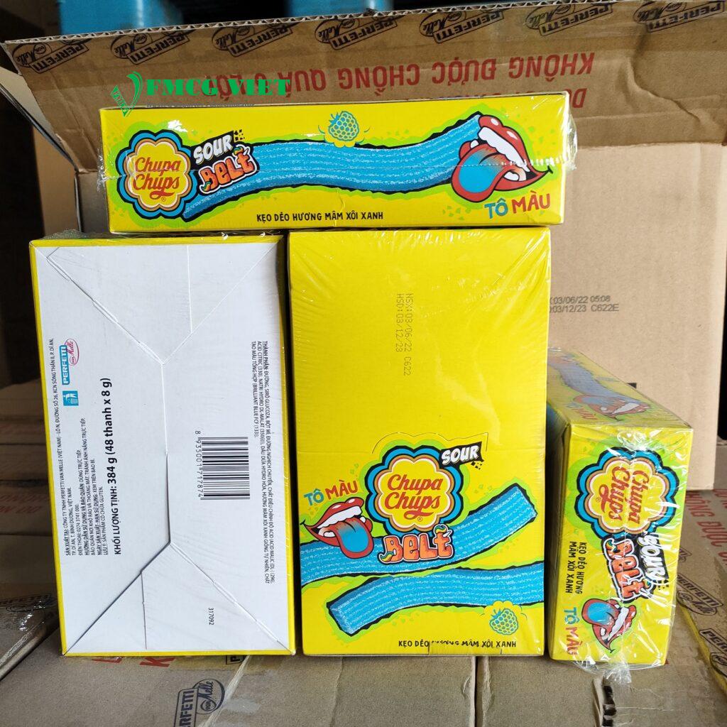 Chupa Chups Sour Belt Tongue Painter 384g x 16 Boxes