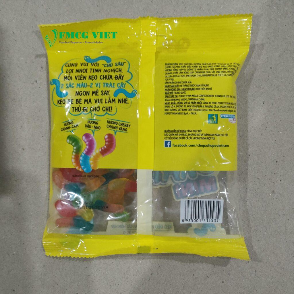 Chupa Chups Jelly Crawlers Oil Mini Fruit 90g x 30 Bags