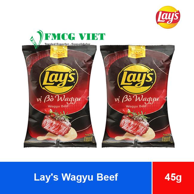 Lay's Snack Wagyu Beef 45g x 100 Bags