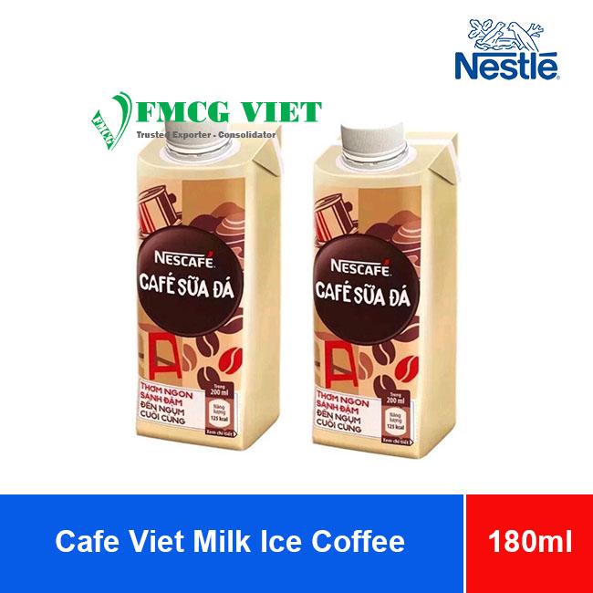 Nescafe Cafe Viet Milk Ice Coffee RTD 180ml x 24 Boxes