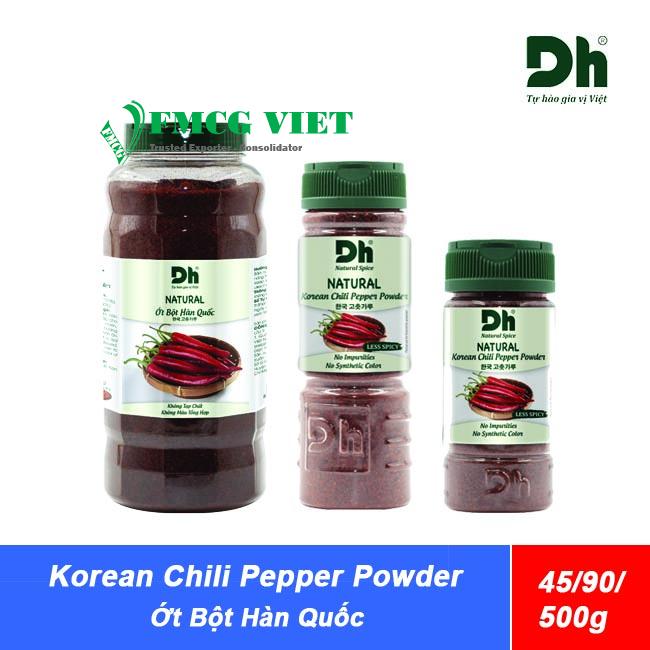 DH Food Korean Chili Pepper Powder 45g, 90g, 500g (Ớt Bột Hàn Quốc)