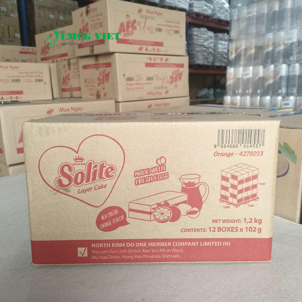 Solite Layer Cake Orange 102g x 12 Boxes