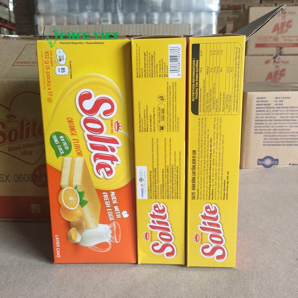 Solite Layer Cake Orange 102g x 12 Boxes