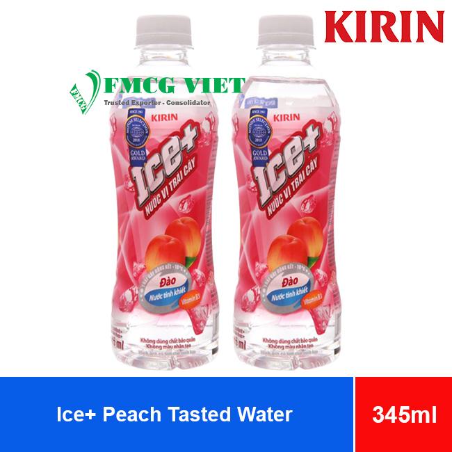 Kirin Ice Peach Tasted Water 345ml x 24 Bottles