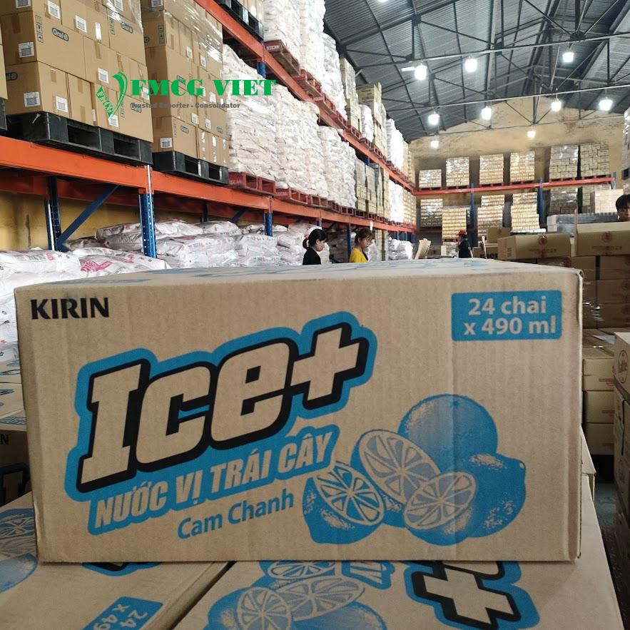 Kirin Ice+ Citrus Juice Tasted Water 490ml x24 Bottles