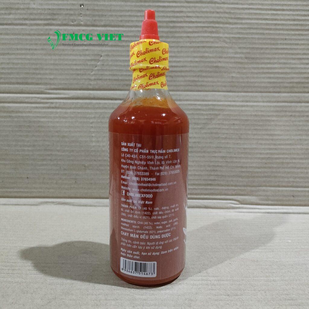 Cholimex Sriracha Chili Sauce 520g x 12 Bottles (Tương Ớt Sriracha Cholimex)