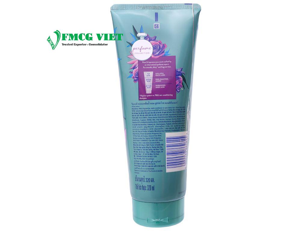 Rejoice Perfume Hair Conditioner Luminious Rose 320ml x12 Tubes