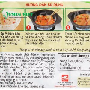 Aji-Quick Complete Seasoning Braised Fish 31g (Gia vị kho cá hoàn chỉnh Aji-Quick)