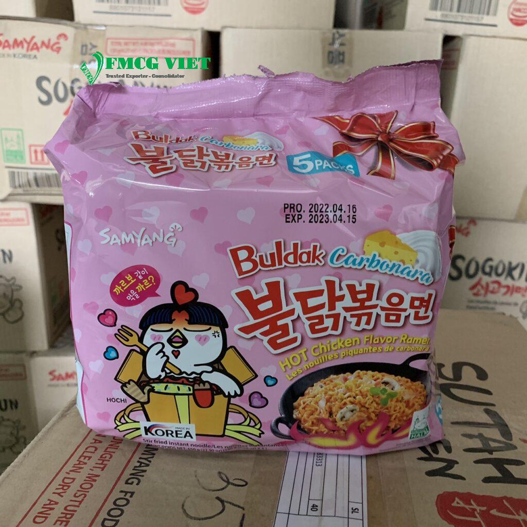 Samyang Hot Chicken Carbonara Ramen Instant Noodles