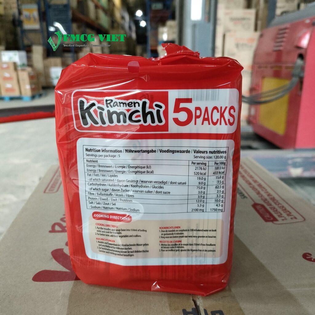 SamYang Ramen Kimchi Noodles Soup 120g x 20 Bags