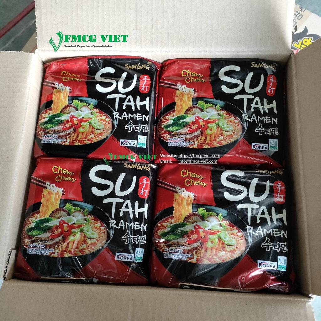 SamYang Sutah Ramen Soup Noodles 120g x 40 Bags