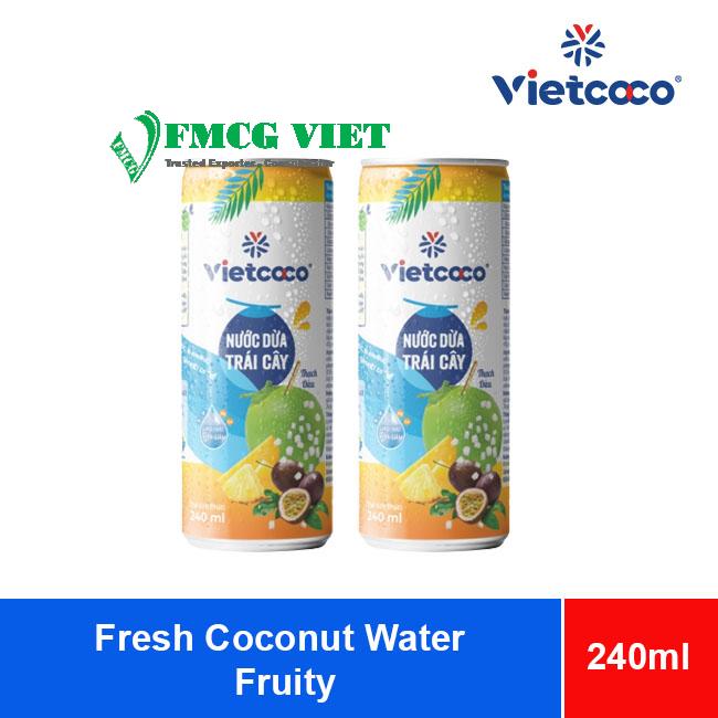 Vietcoco Fresh Coconut Water Fruity 240ml