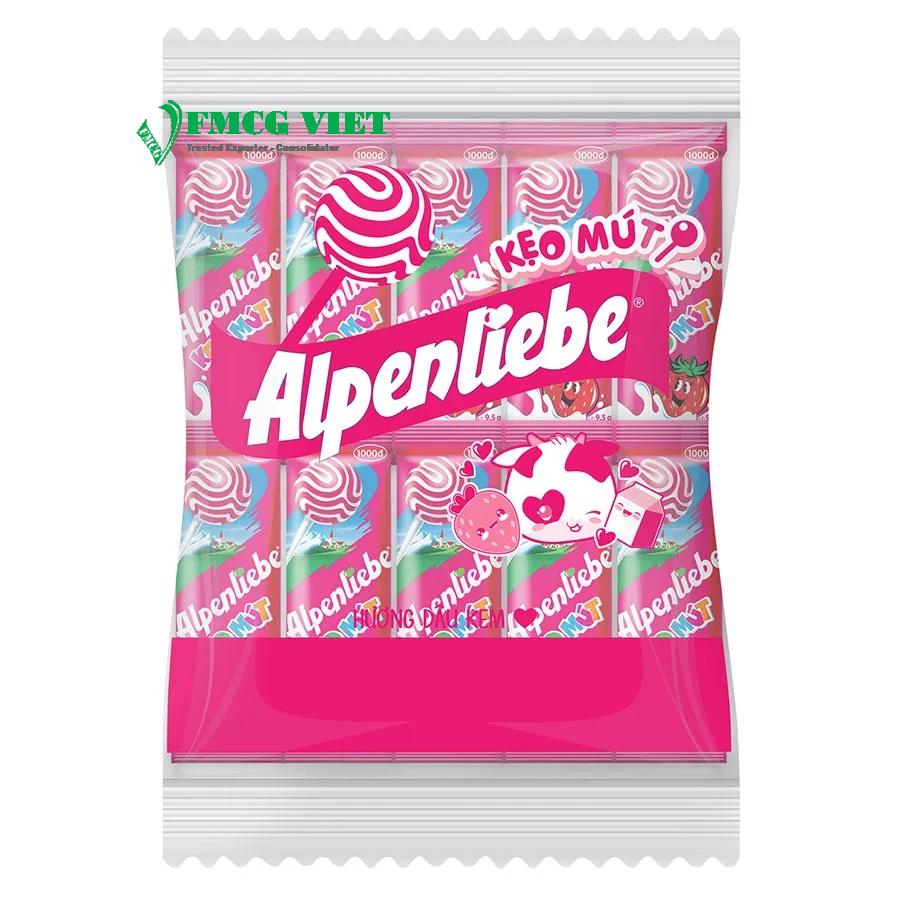 Wholesale Alpenliebe Lollipop Strawberry 390g x 20 Bags