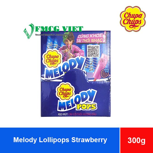 Chupa Chups Lollipops Melody Pops Strawberry