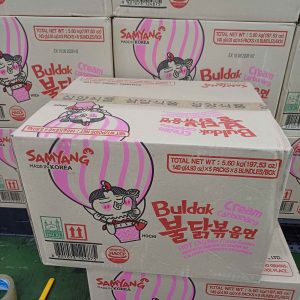SamYang Buldak Hot Chicken Ramen Creamy Carbonara 140g x 40 Bags - Hot Trend