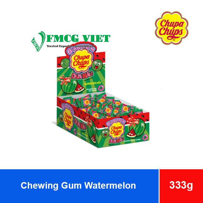 Chupa Chups Chewing Gum Bubble Watermelon 333g