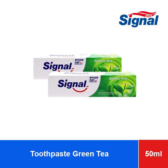Signal Toothpaste Herbal Fresh (Green Tea) 50ml x 72 Tubes