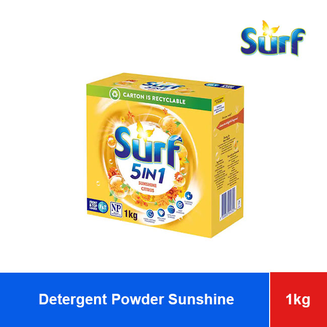 Surf Detergent Powder Sunshine 1Kg x 12 Boxes
