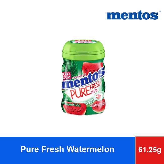 Mentos Candy Chewing Gum Pure Fresh Watermelon 61.25g