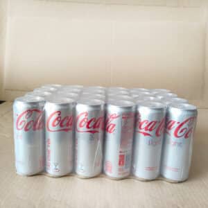 Coca Cola Light Soft Drink Can 320ml x 24 Cans
