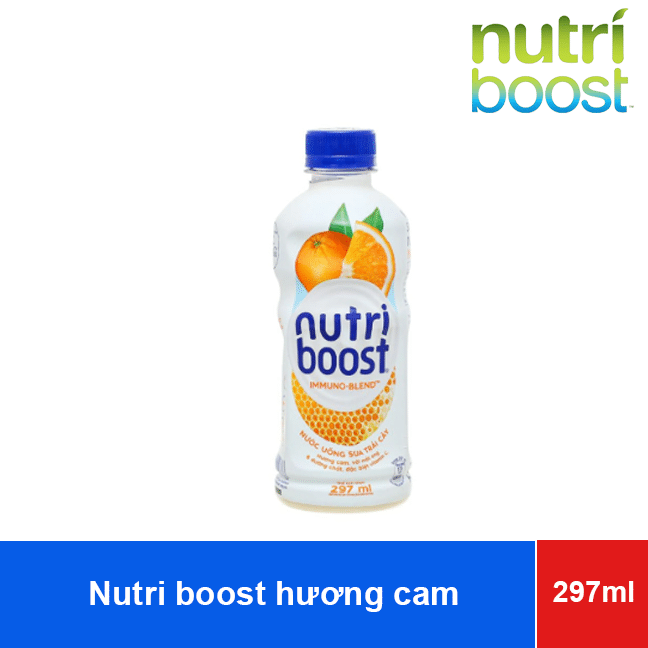 Nutriboost Fruit Milk Orange Honey Flavor 297ml