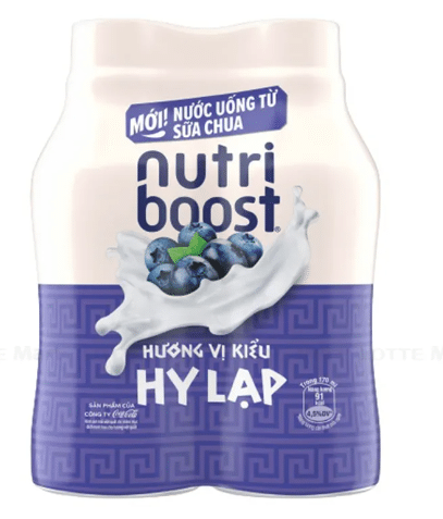 Nutriboost Drinking Yogurt Blueberry Flavor 4 Bottles 170ml
