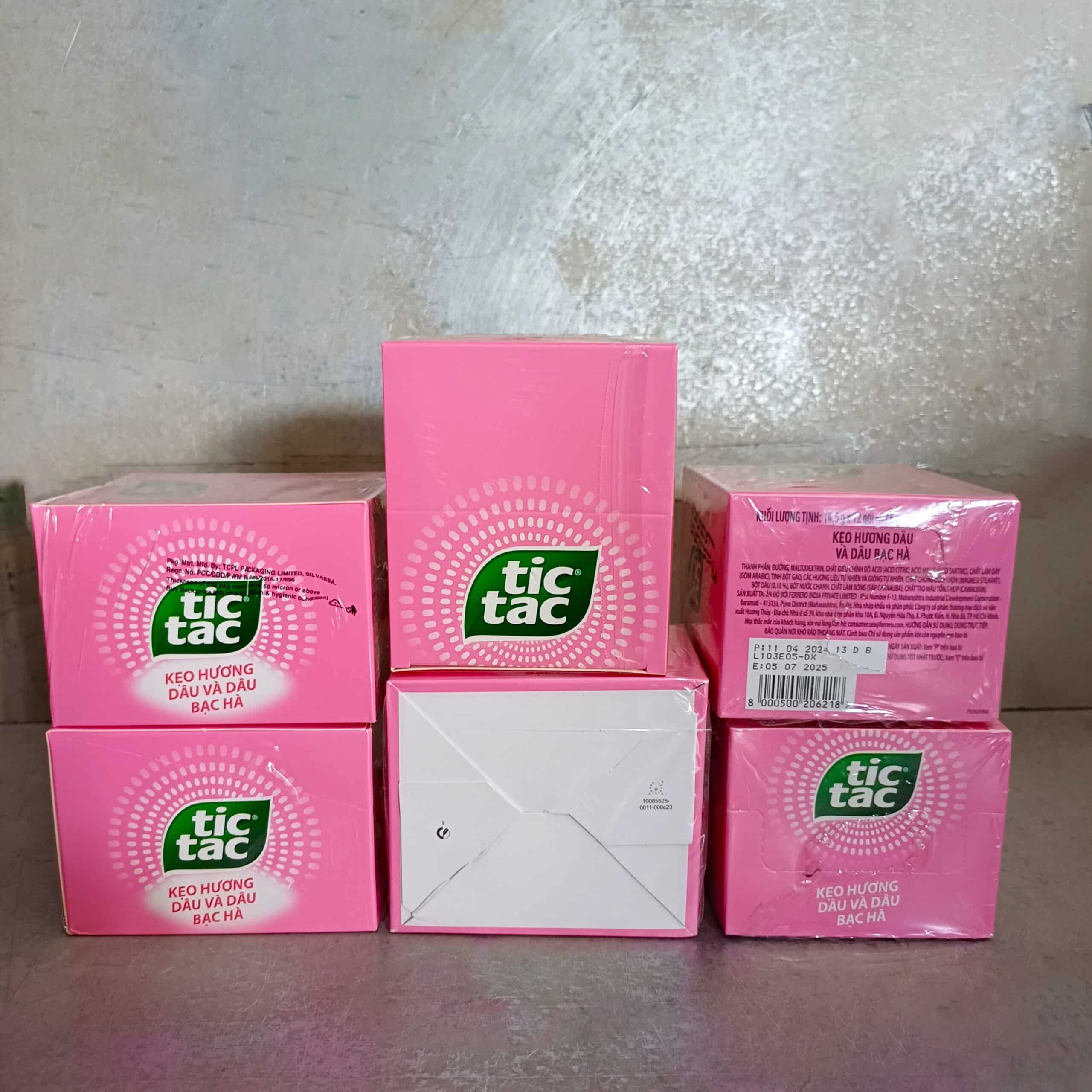 Tic Tac Strawberry Mint Candy 14.5g Tic Tac Strawberry Mint Candy 14.5g - Image 4