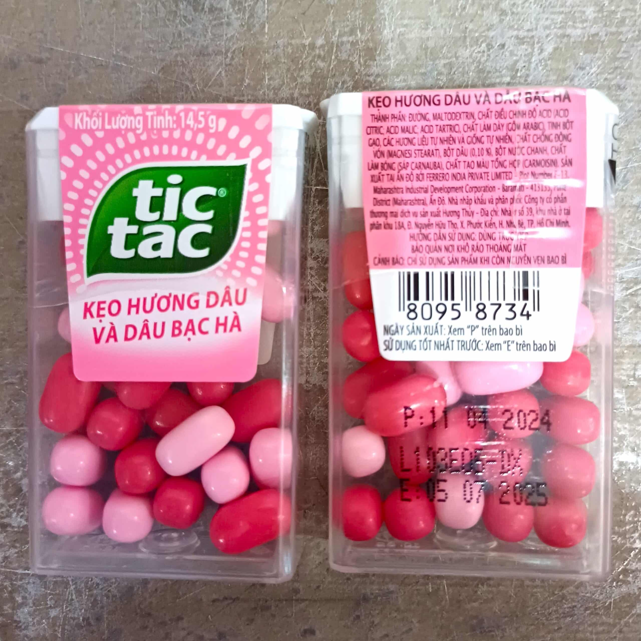 Tic Tac Strawberry Mint Candy 14.5g Tic Tac Strawberry Mint Candy 14.5g - Image 2