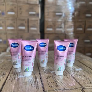Vaseline Lotion Healthy Bright Gluta-Hya Body Tone-Up UV Lotion 300ml x 12 tubes