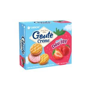 Goute Cookie Cream Strawberry 320g x 8 Boxes