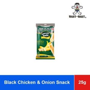 Want Want Black Chicken & Onion Snack 25g x 60 Bags