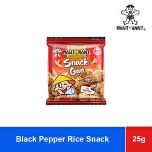 Want Want Black Pepper Rice Snack 25g x 60 Bags