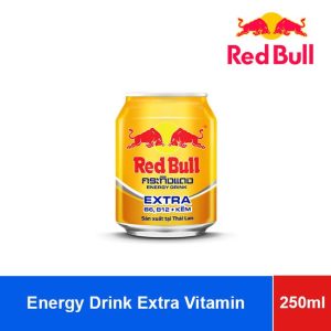 Red Bull Energy Drink Extra Vitamin B6, B12, +Zinc 250ml x 24 Cans