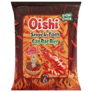 Oishi Shrimp Snack Hot Spicy 34G