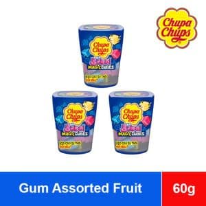 Chupa Chups Big Babol Chewing Gum Candy Assorted Fruit 60g